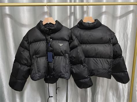 prada jacke saramart|Prada winter jacket.